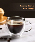 Espresso Cups With Handles 6-Piece Set