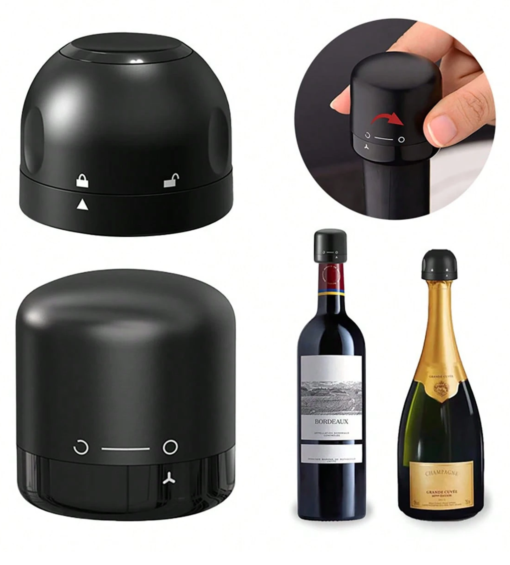 Reusable Wine Stoppers Keep Your Wine Fresh & Leak-Proof With These Vacuum Preservers!