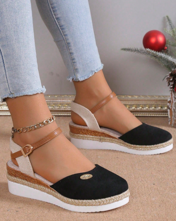 Women 2025 New Rope Grass Woven Fisherman's Shoes Spring And Summer