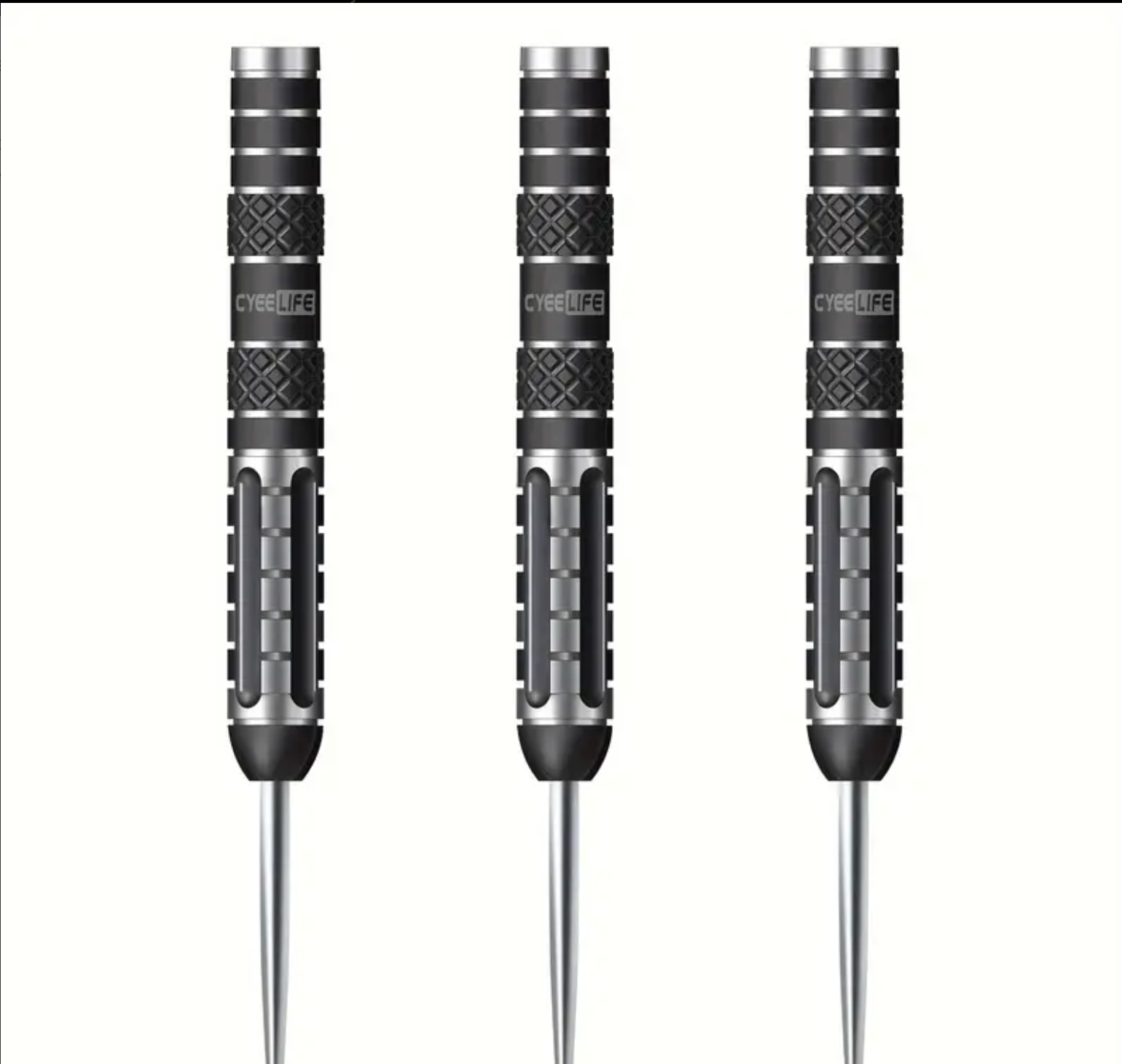 Cyee Life 22G Hard Tip Tungsten Darts, Set of Three Without Accessories, Used for Dart Competition Training.