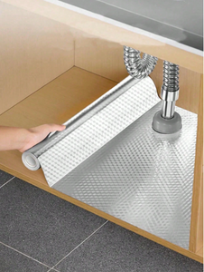 1pc Kitchen Oil-Proof, Waterproof And Heat-Resistant Self-Adhesive Wall Sticker, For Cabinets, Walls, Aluminum Foil