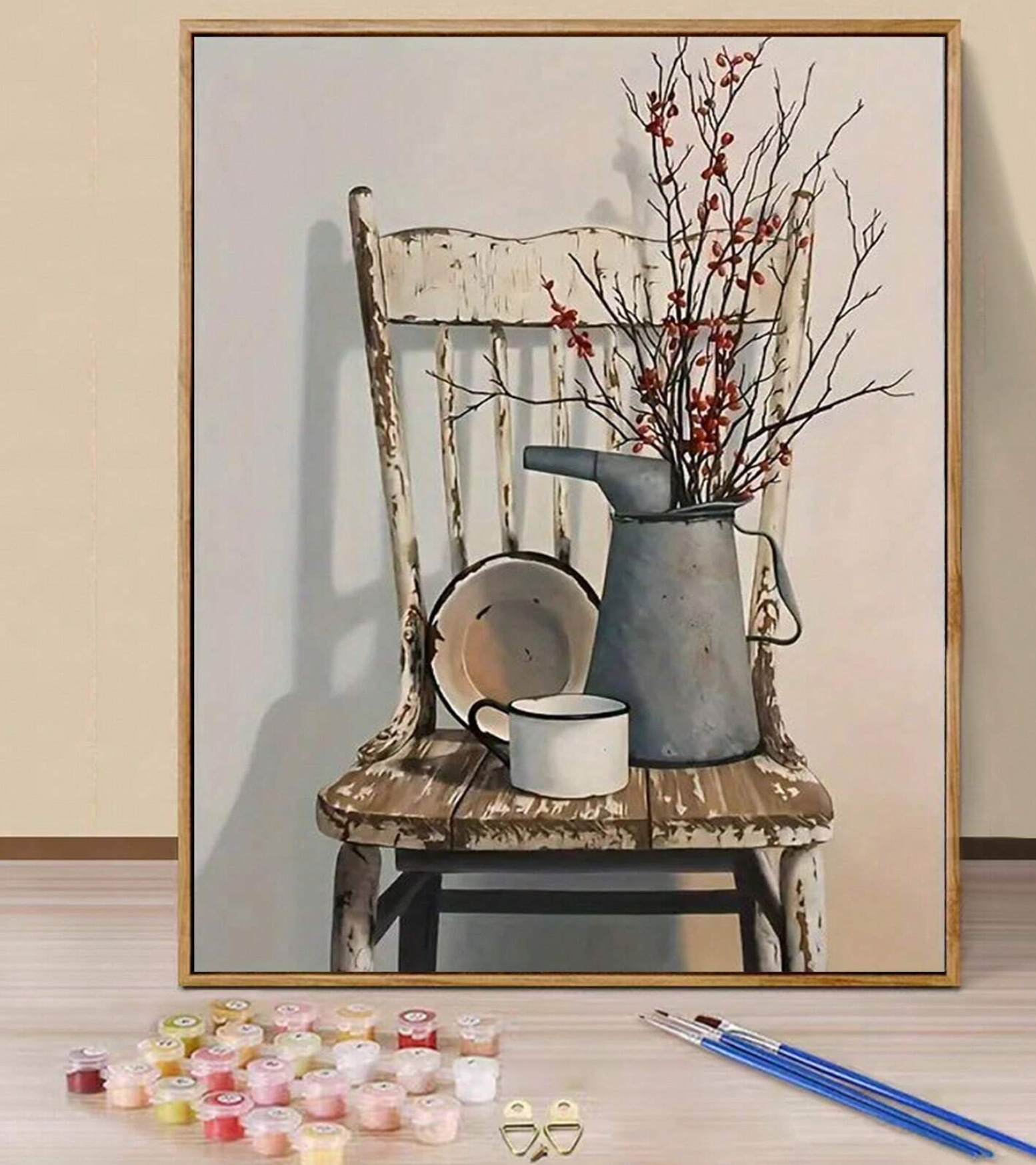 Paint By Numbers Kit For Adults - 16x20" Canvas, Easy Acrylic Painting Set With Brushes & Paints - Perfect For