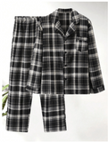 New Fashionable Plus Size Men's Autumn/Winter Pajama Set