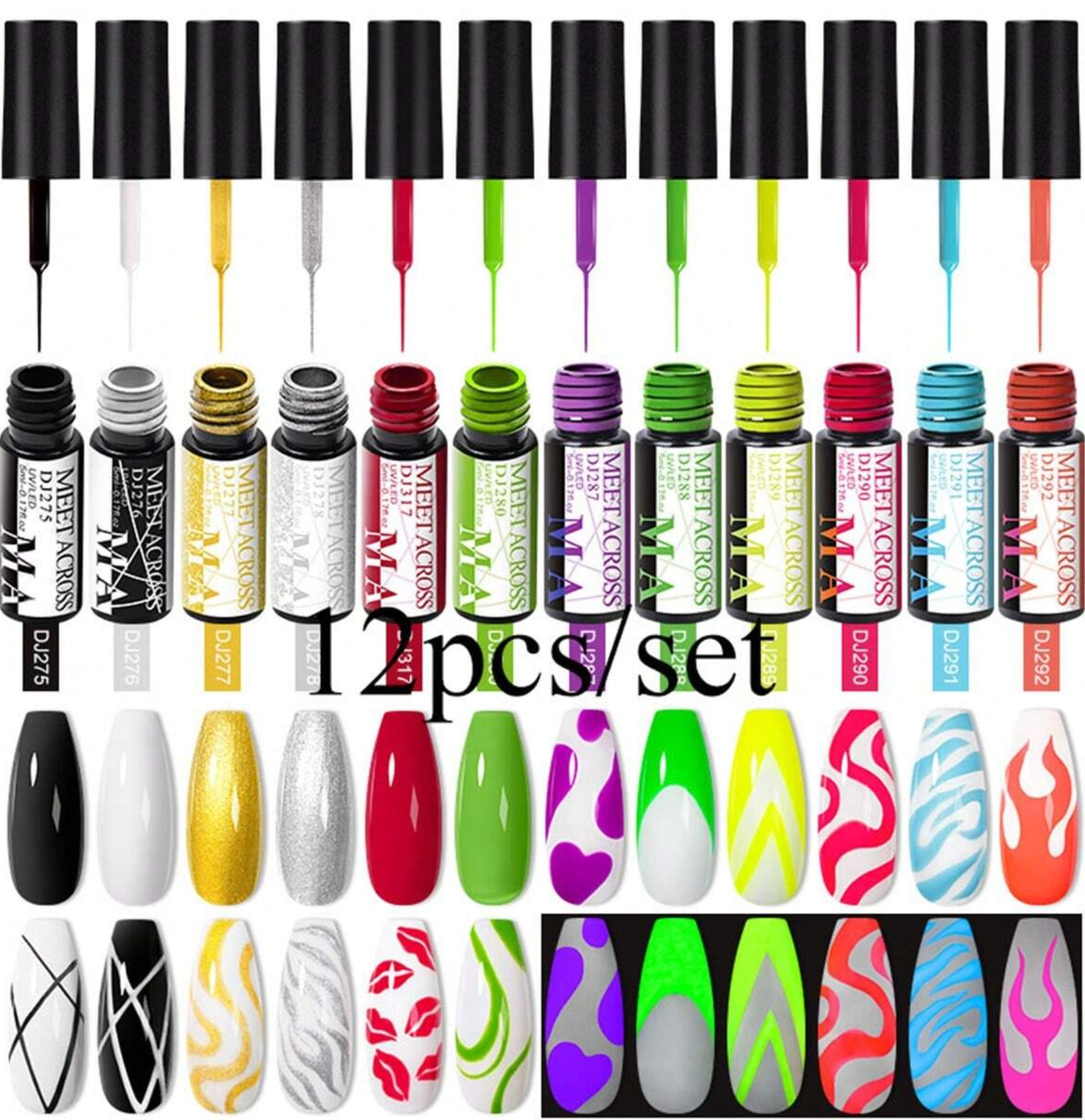 Painting Liner Gel Nail Polish Set