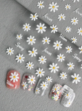 Flower Themed Nail Art Sticker