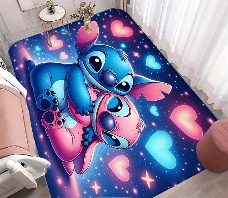 1pc Stitch Multifunctional Mat, Suitable for Living Room and Patio, Bedroom | Perfect Anime Decorative Multi-Purpose Mat to Bring Life to Your Space with Unique Style