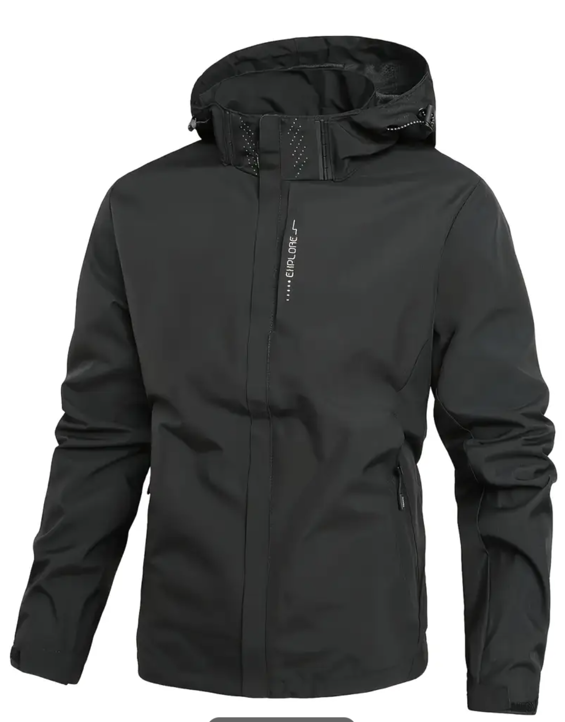 Men's Clothing Jackets Outdoor Male Sports Lightweight Jacket, Camping Gear Hooded Shell Outdoor Coat Hiking Fishing Hoody Jacket Coat Men