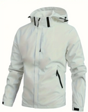Men's Clothing Spring Loose Zipper Classic Lightweight Jacket Removable Hooded Coat, Sports Outdoor Fishing Casual Jacket