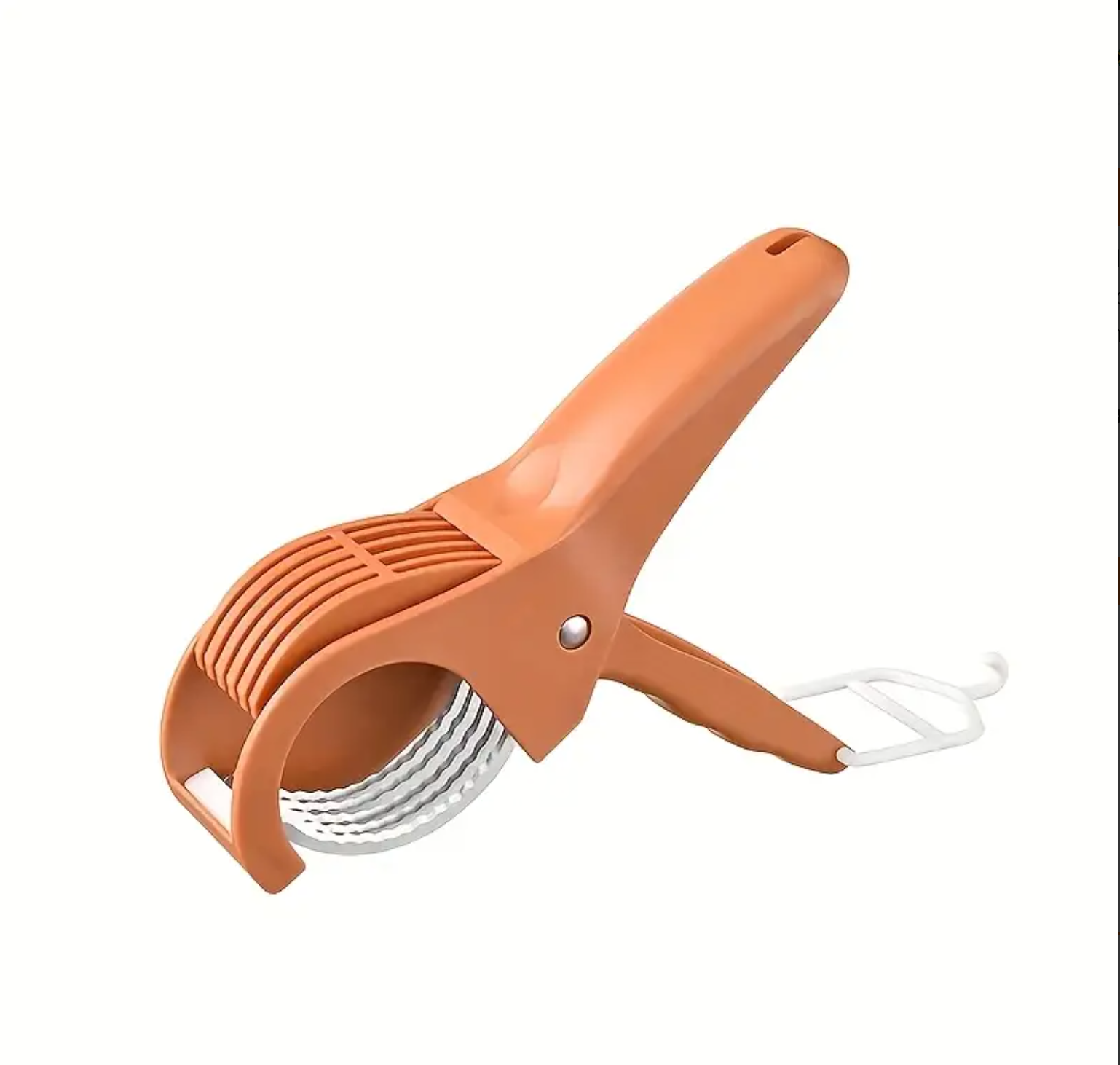 1pc Manual Handheld Vegetable Slicer with Stainless Steel Blades