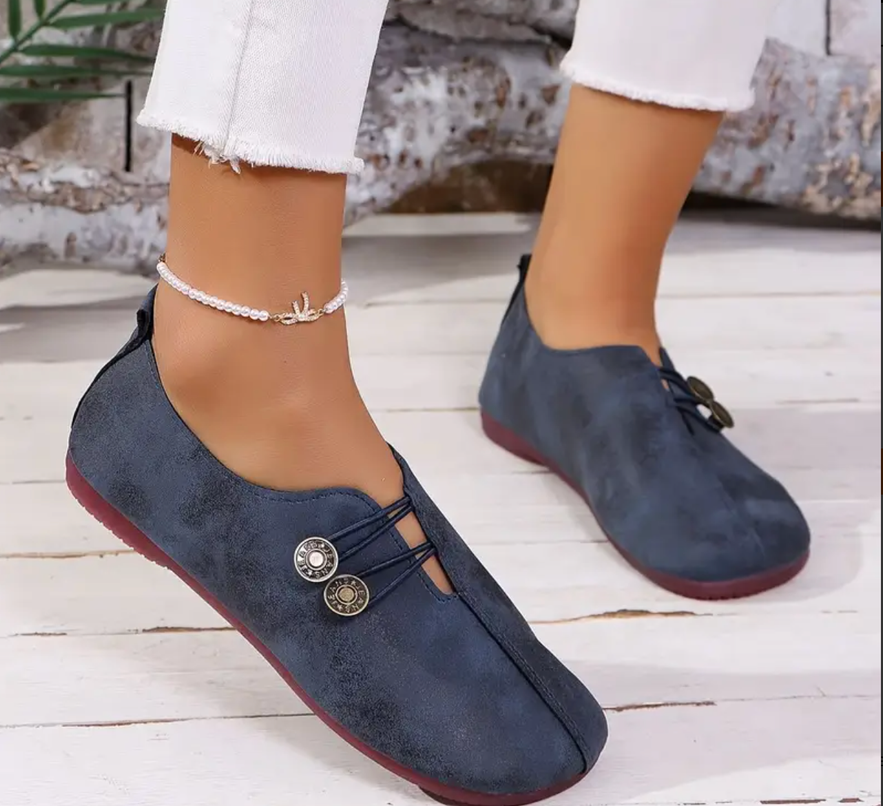 Women's Fashion Flat Shoes - 15pcs Holiday Wear Set