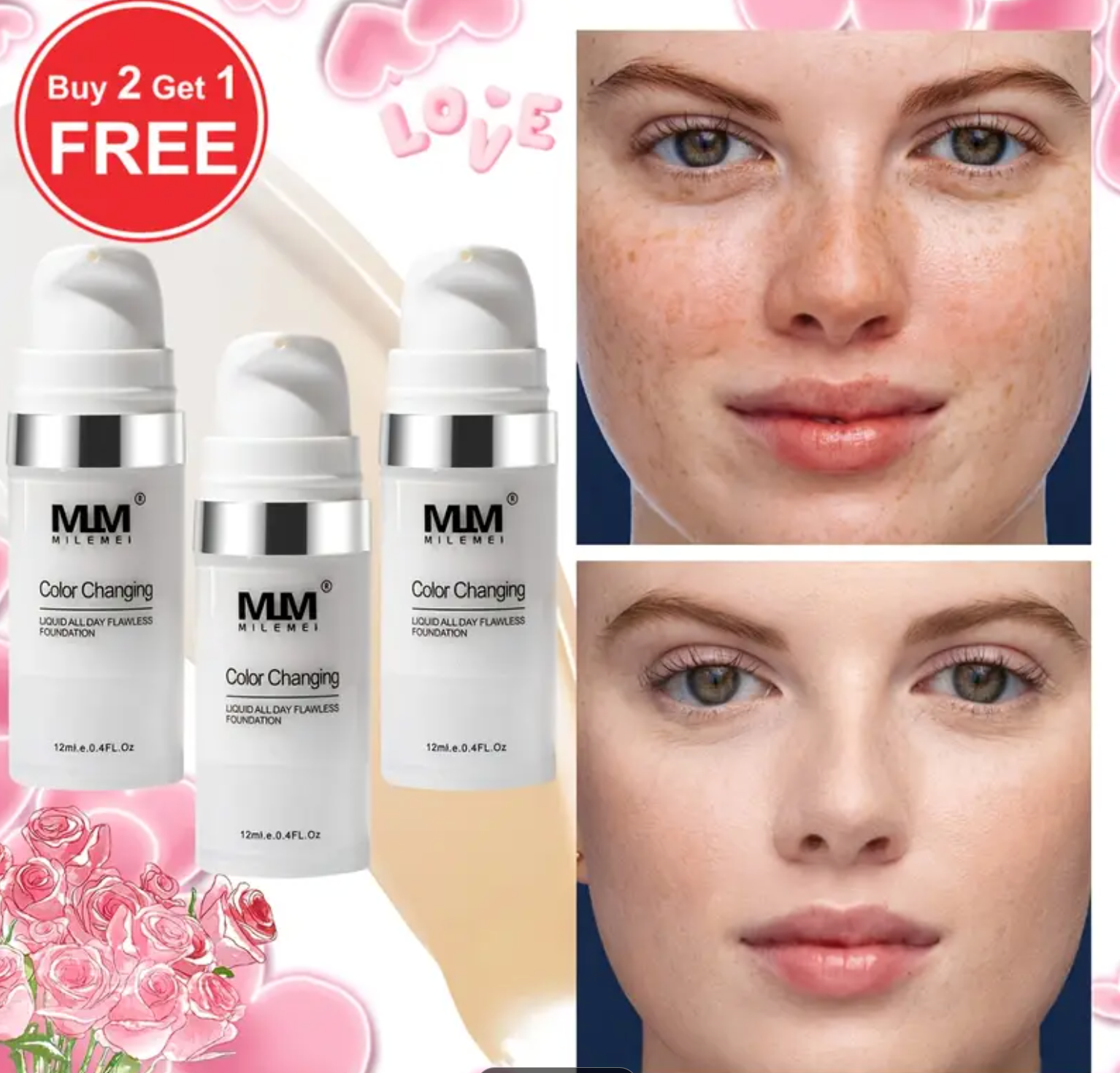 Color Changing Liquid Foundation