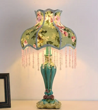 Victorian Style European Living Room Table Lamp - Vintage American Classic Luxurious Romantic Bridal Decor