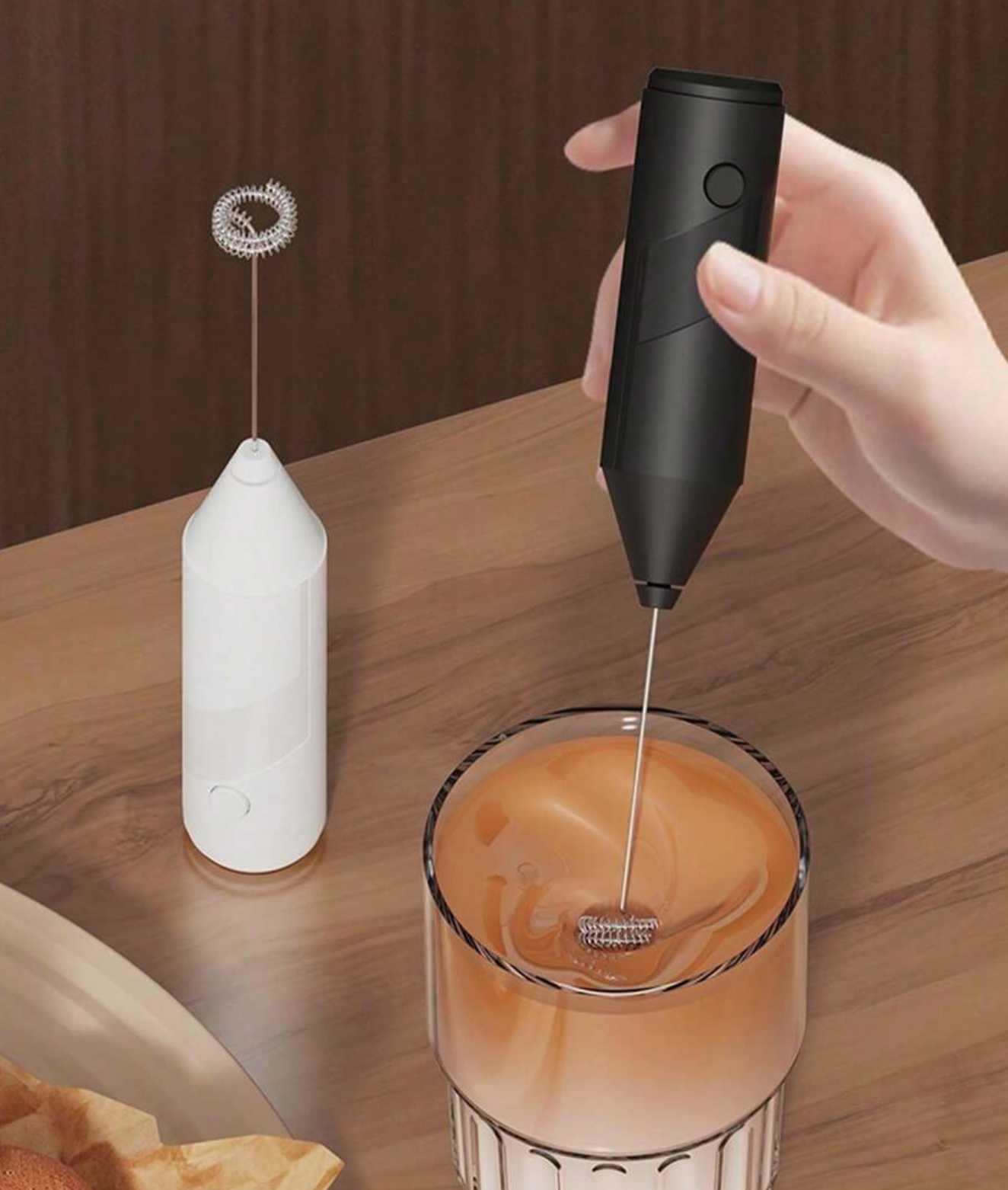 Milk Frother, Powerful Handheld Milk Frother, Mini Milk Foamer,Coffee Stirrer,