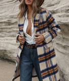Aveloria Women's 2024 Plaid Casual Button Winter Plaid Coat With Pockets, Fall Clothes