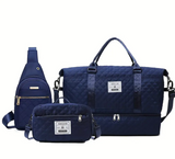 Multifunctional Large Capacity Travel Bag Set, New Simple Fitness Bag