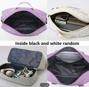 2pcs Set Luggage Storage Bag, Lightweight Foldable, Expandable Carry-On Weekend and Overnight Bag, Hospital Bag for Women,