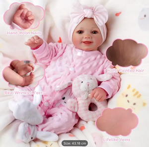 BABESIDE Reborn Baby Dolls Sunny - 43.18cm Cute Realistic Baby Doll