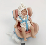 Simulation Mini Reborn Doll Twin Handmade Silicone Toy with Realistic Features