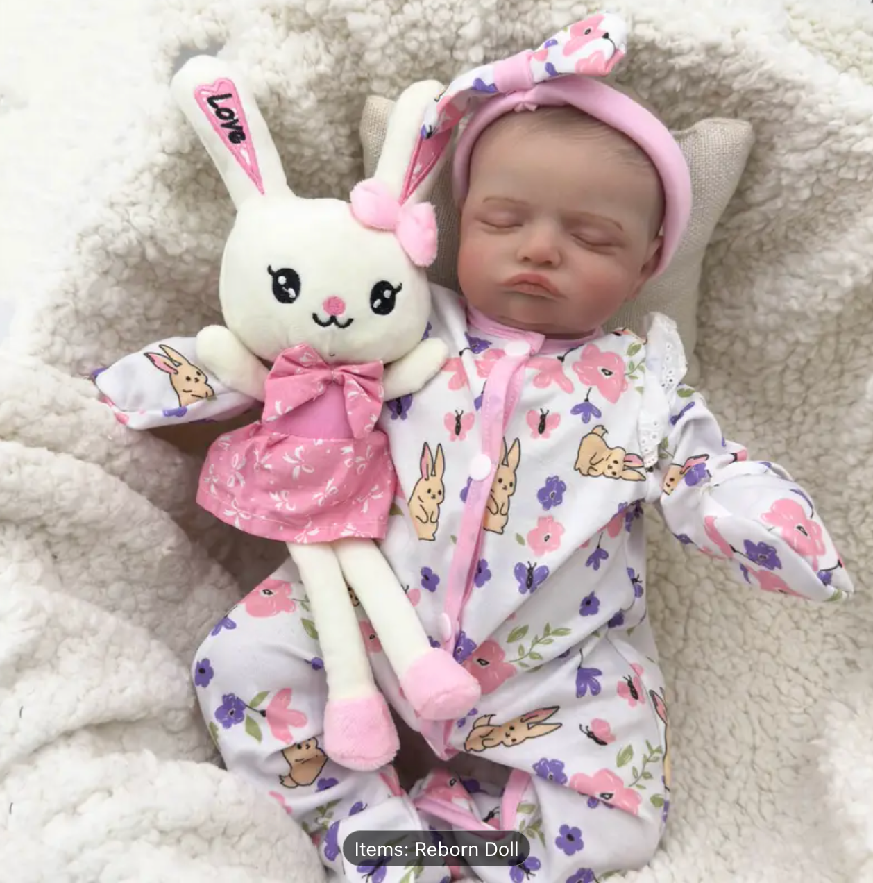 siCradle Anime Theme Reborn Baby Doll 18-Inch Fashion Doll with Hand-Painted Hair and Visible Veins