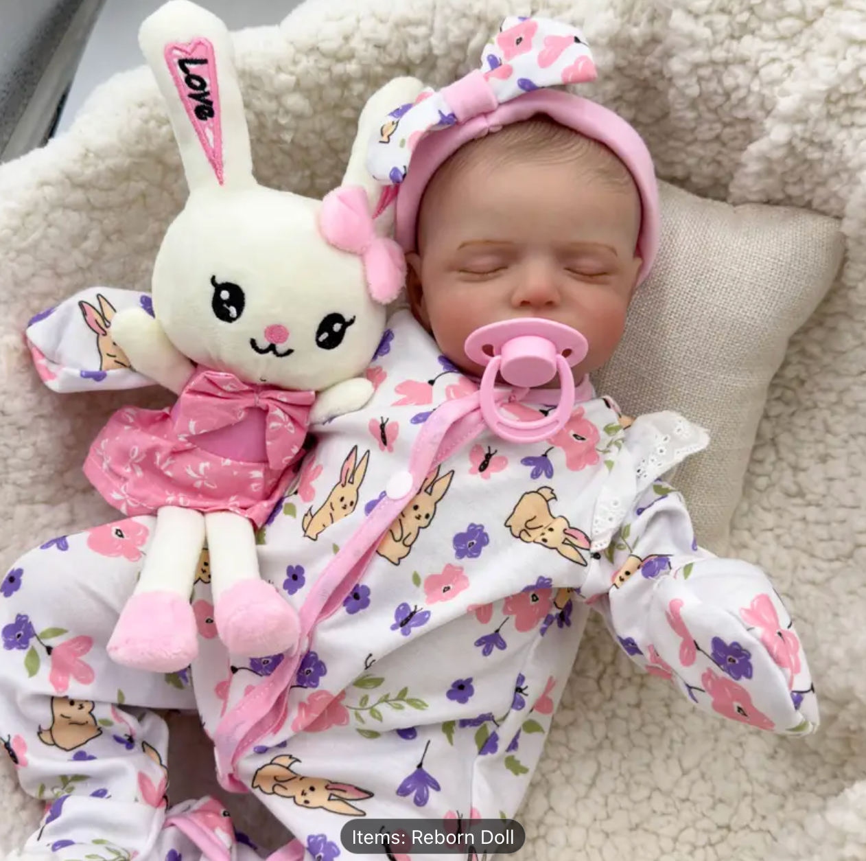 siCradle Anime Theme Reborn Baby Doll 18-Inch Fashion Doll with Hand-Painted Hair and Visible Veins