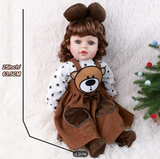 2-Pcs Twins Baby Doll Lifelike 25-Inch Reborn Doll Twins with Outfit Sets - Ideal Gifts for Halloween, Thanksgiving, Christmas, and Easter