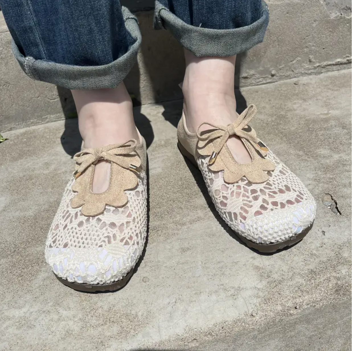 Women's Summer Breathable Mesh Slip-On Flats