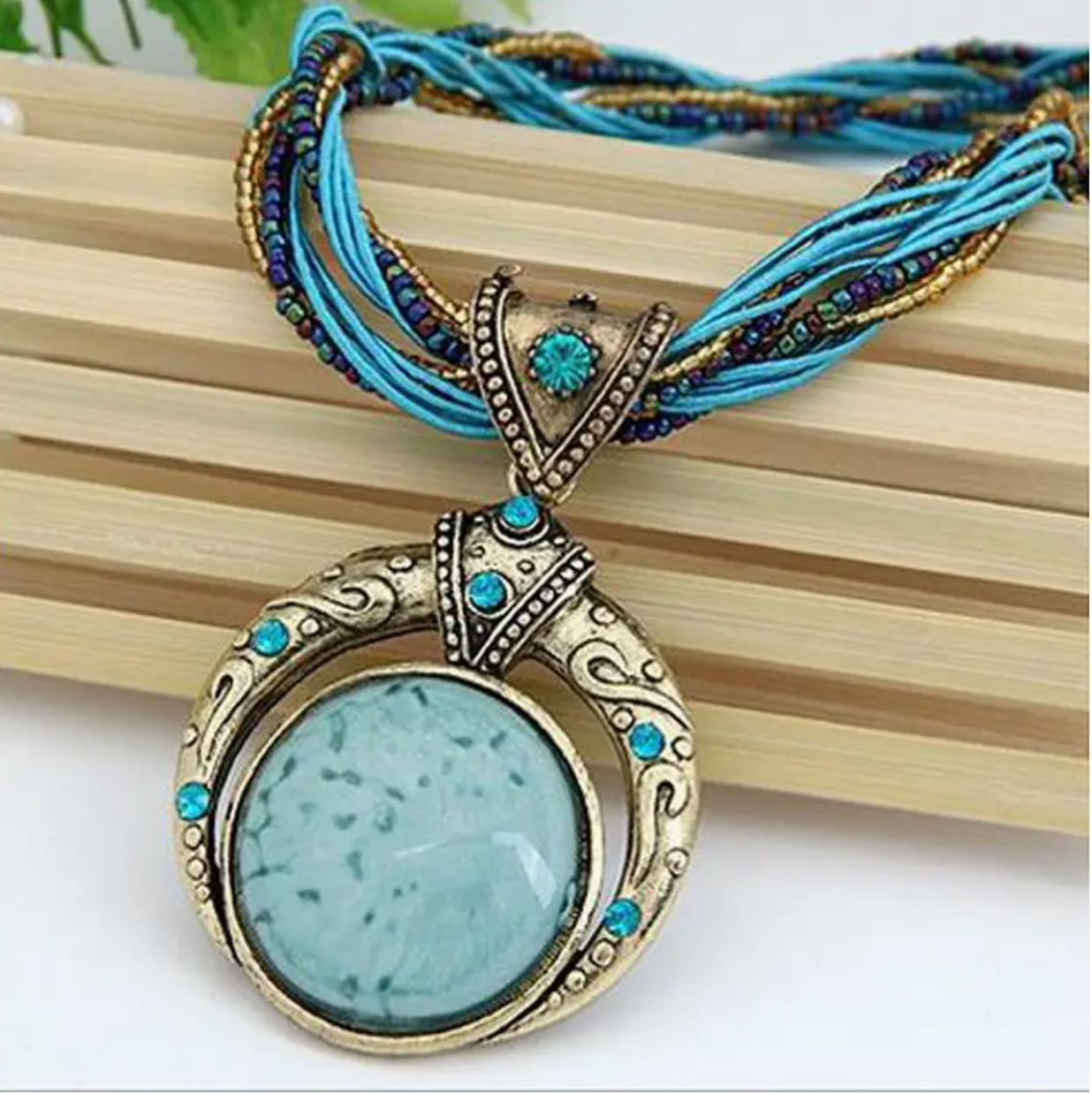 1pc Elegant Classic Handmade Bohemian Pendant Necklace