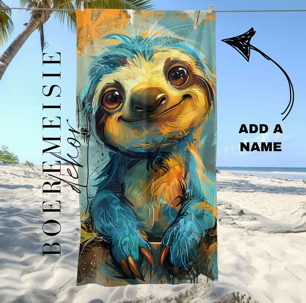 Sloth. (personalized option)