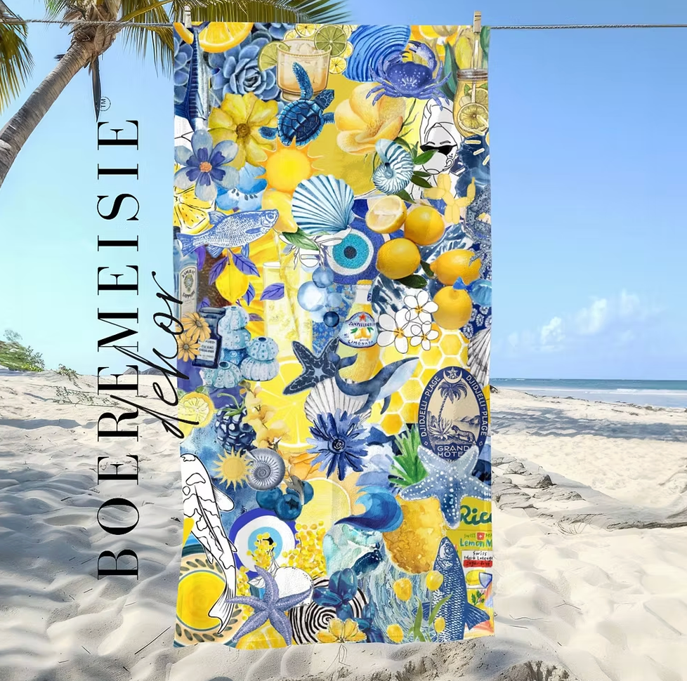 Yellow Blue Lemon
