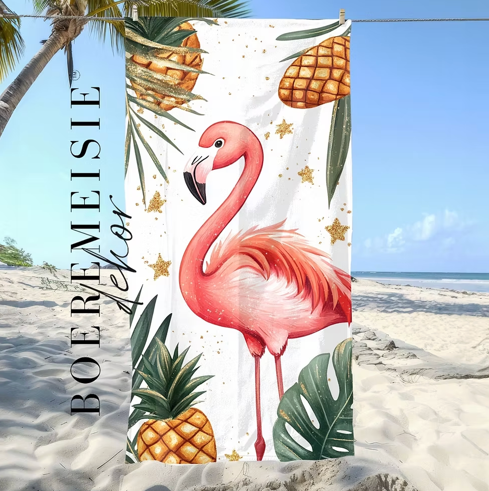Pineapple and Flamingo