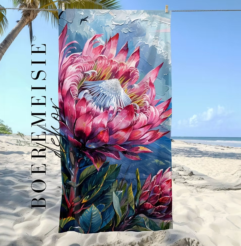 Protea Flower Beach