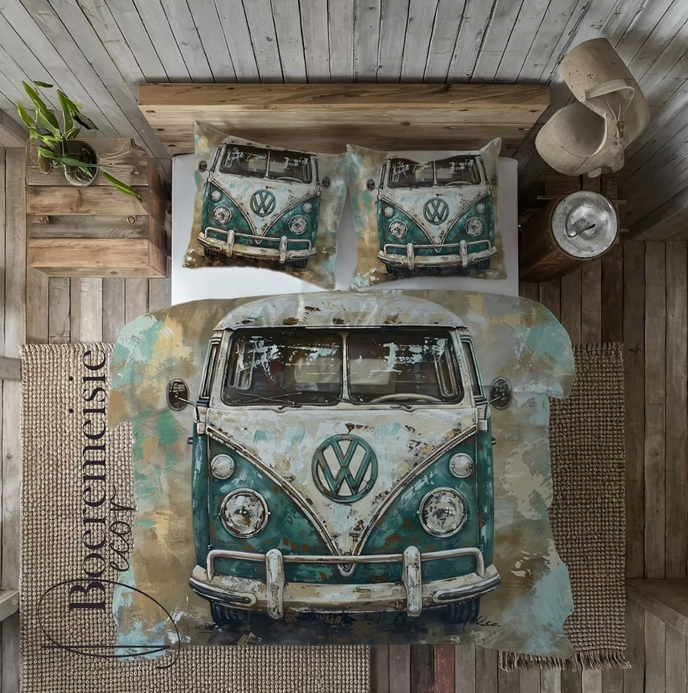 Green VW Bus