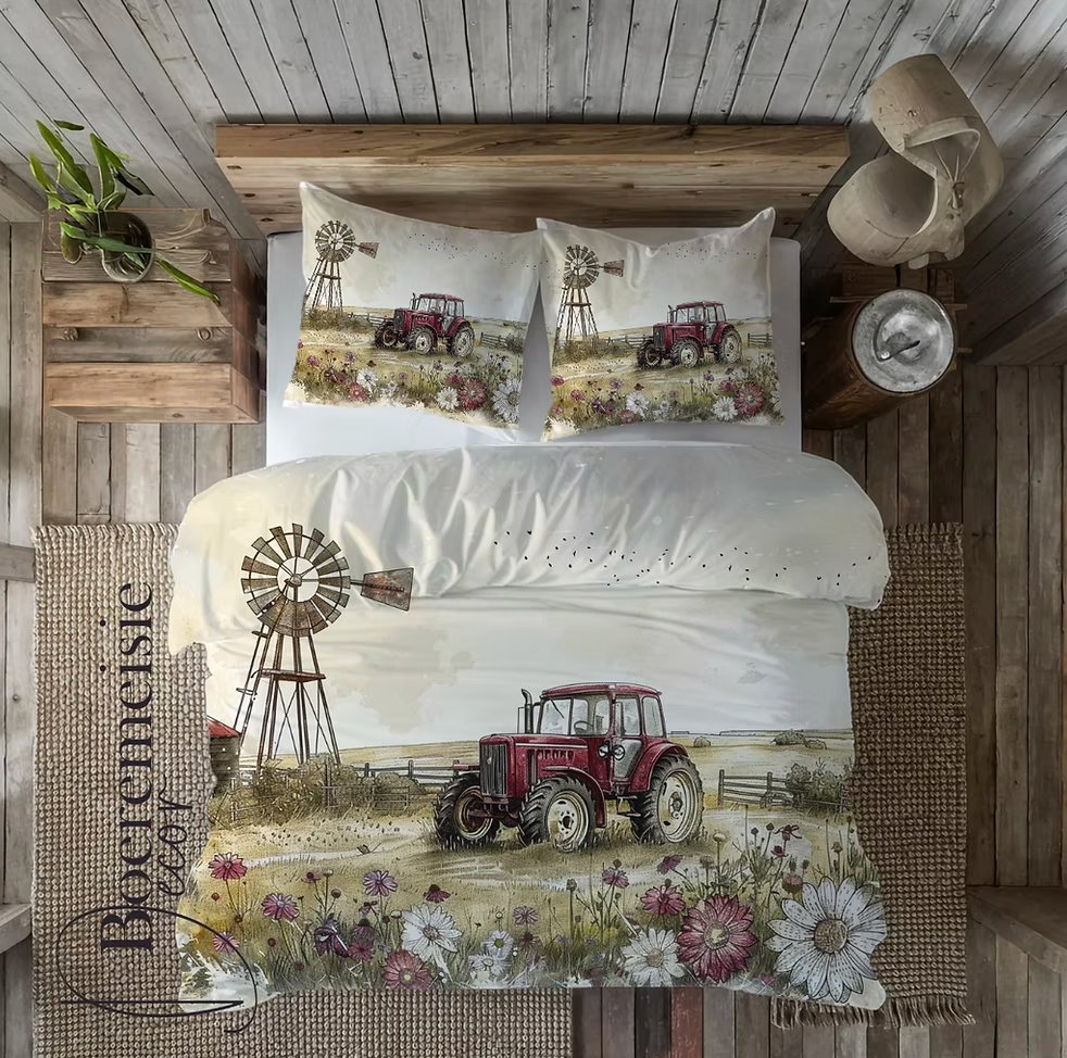 Tractor Farm Windmill