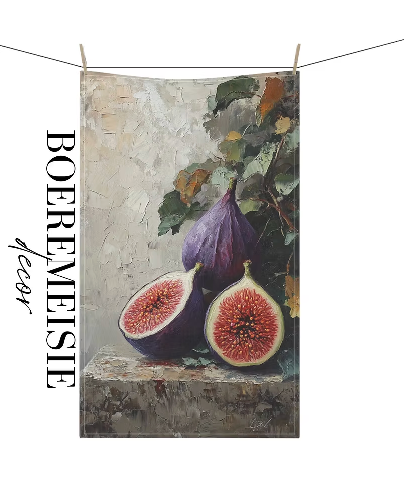Figs 2 Tea Towel