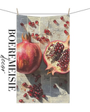 Pomegranate Newspaper Tea Towel
