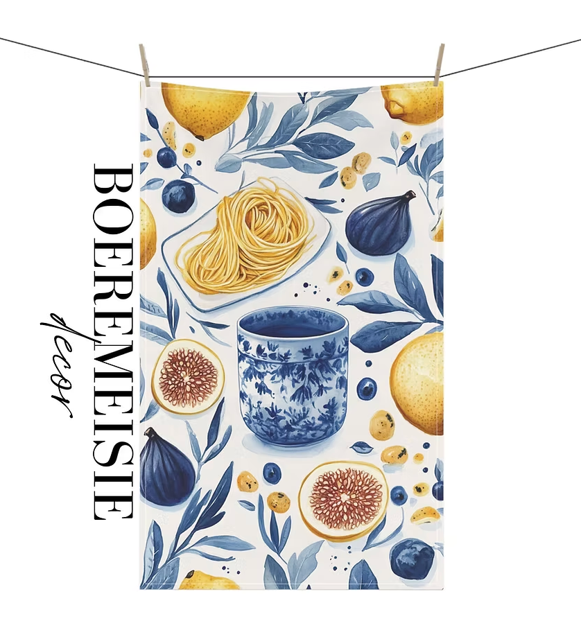 Lemon Italy Tea Towel