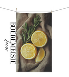 Lemon and Rosemary Tea Towel