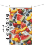 Mixed Summer Fruit Tea Towel