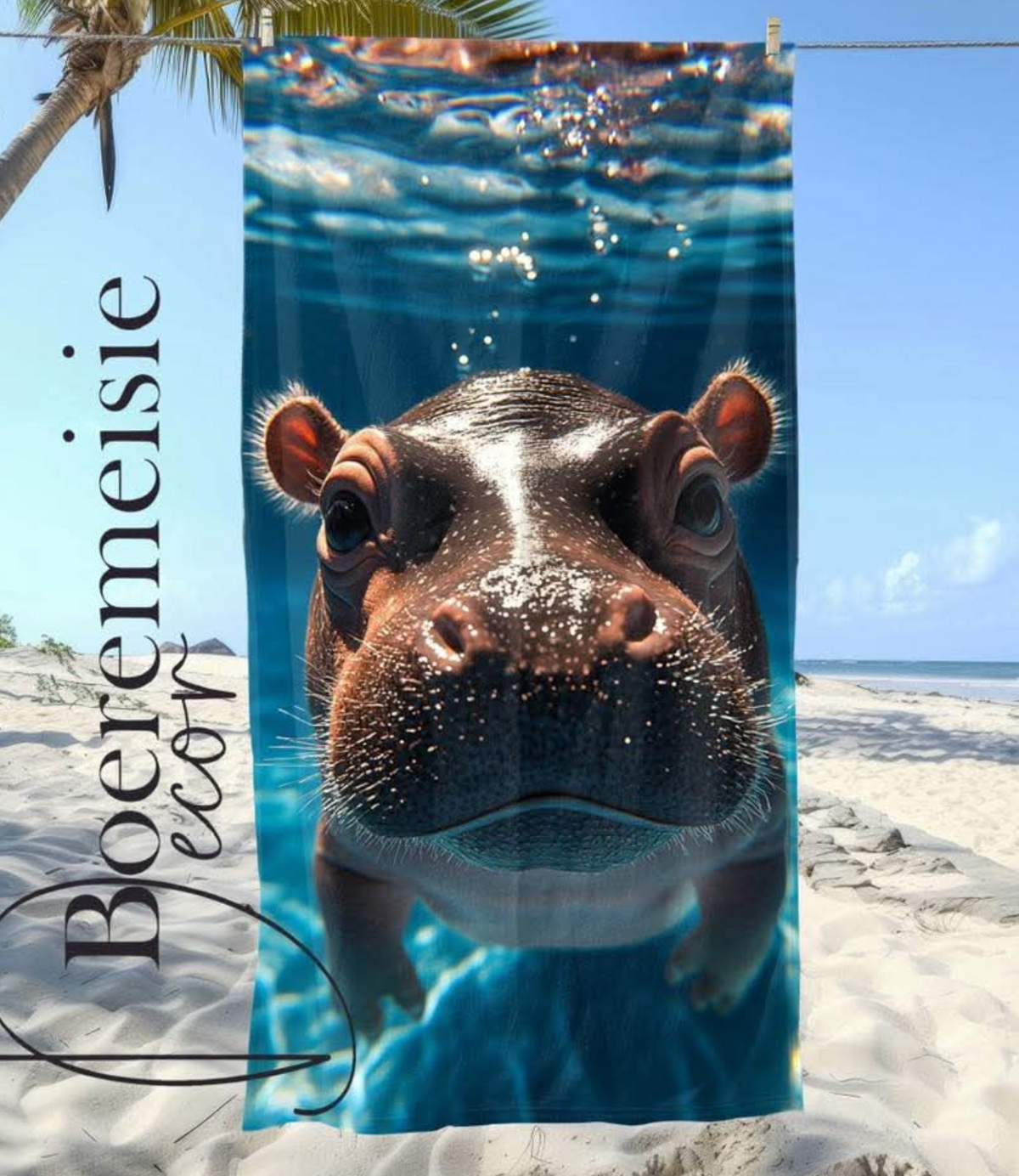 Hippo under Water
