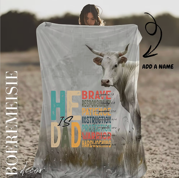 He is Dad. (personalized option)