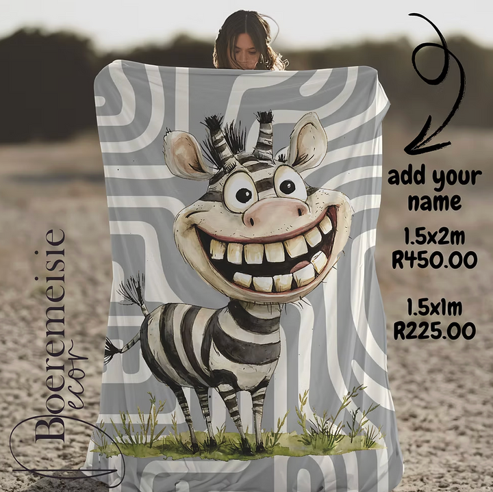 Fun Zebra. (personalized option)