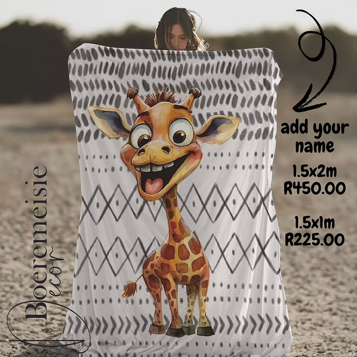 Fun Giraffe. (personalized option)