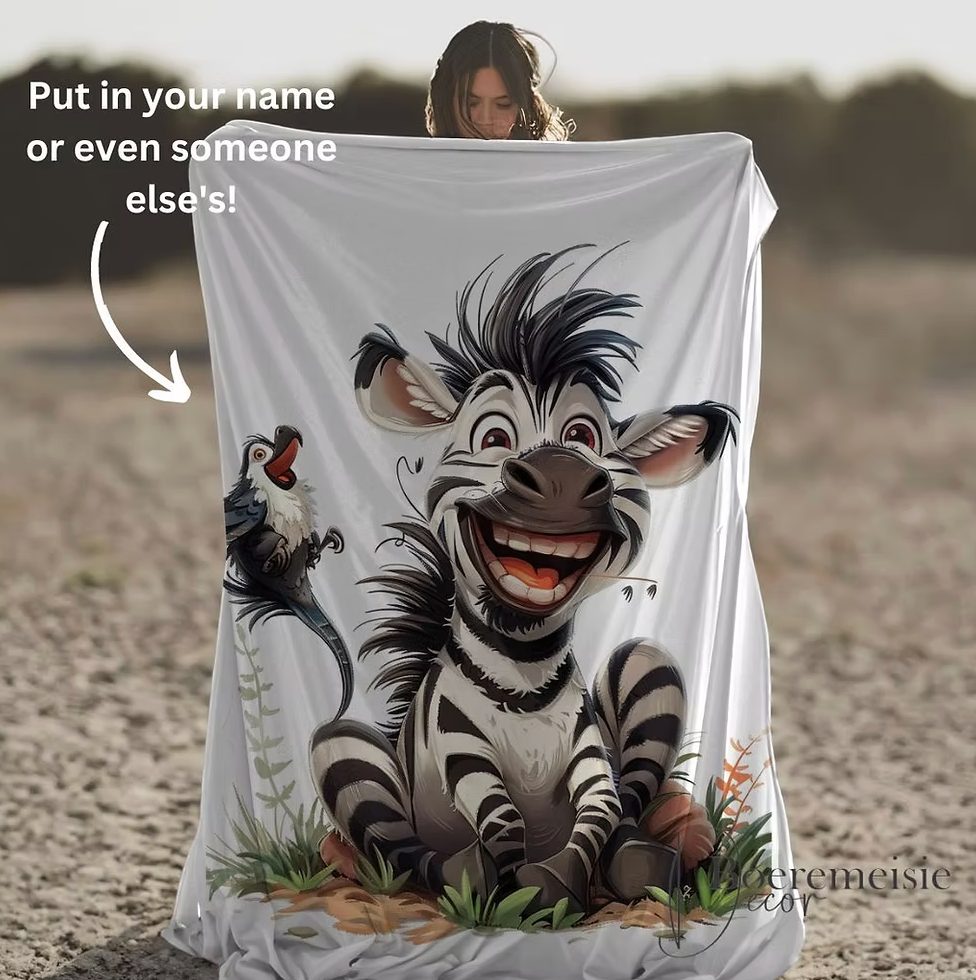 Zebra Fun  (personalized option)