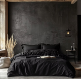 Black Linen Duvet Covers