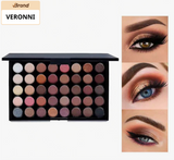 VERONNI 1pc 40-color Mini Eyeshadow Palette