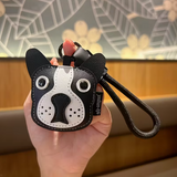 1pc Fashion PU Leather Pet Keychain Bag Pendant