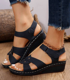 Women Sandals Loop Strap Platform Sandals