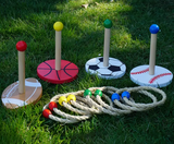 12pcs Party Games & Activities- Hemp Rope Tossing Toy Game