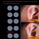 10PCS Piercing Healing Silicone Discs