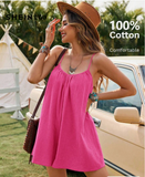 SHEIN VCAY Women Plain Woven Loose Jumpsuit